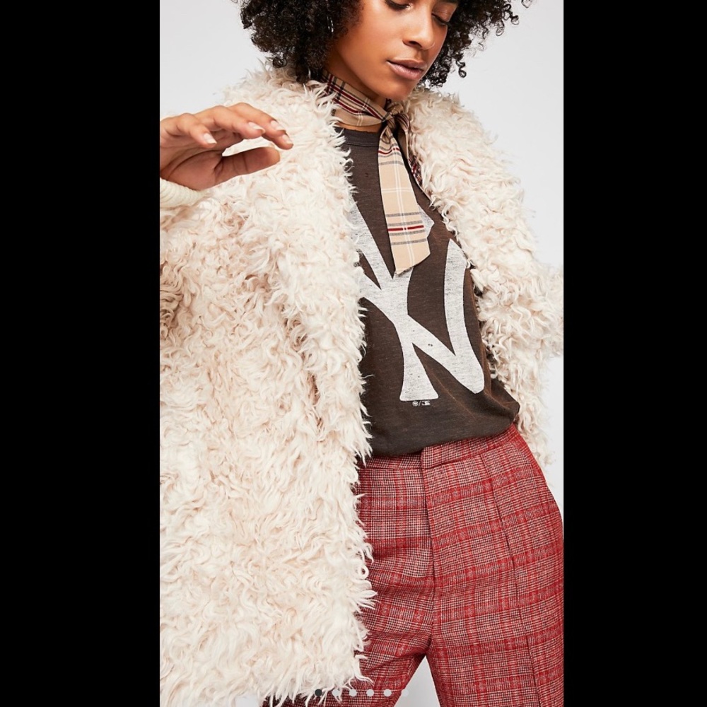 Free People Nicole Fur Jacket